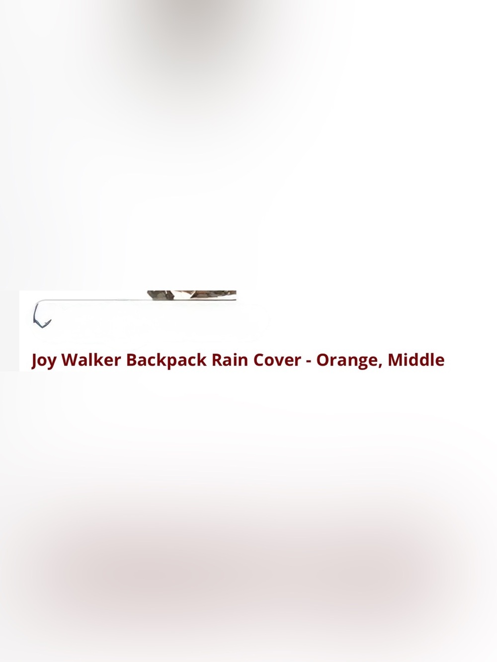 Orange Backpack Rain Cover - Picture 2 of 2